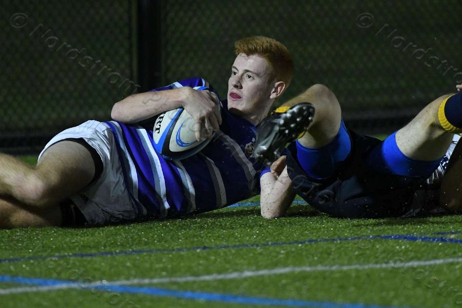 Wheaton Men\'s Rugby vs Mass Maritime.  Photo by Keith Nordstrom